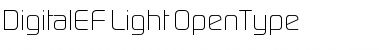 Download DigitalEF Light Font Title Preview