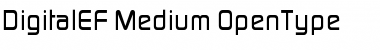 Download DigitalEF Medium Font Title Preview