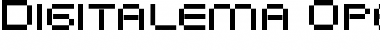 Download Digitalema Regular Font Title Preview