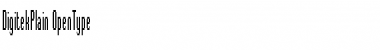 Download Digitek .. Plain Font Title Preview