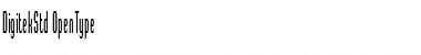 Download Digitek Std Regular Font Title Preview
