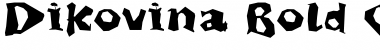 Download Dikovina Bold Font Title Preview