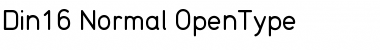 Download Din16 Normal Font Title Preview