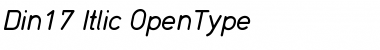 Download Din17 Regular Font Title Preview