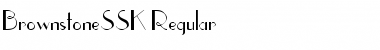 Download BrownstoneSSK Regular Font Title Preview