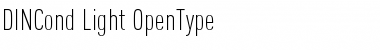 Download DINCond-Light Regular Font Title Preview