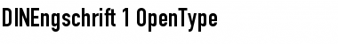 Download DINSchrift Regular Font Title Preview