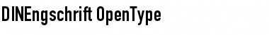 Download DINSchrift Regular Font Title Preview