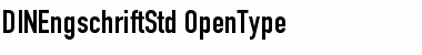 Download DIN 1451 Std Engschrift Font Title Preview