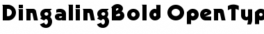 Download Dingaling Bold Font Title Preview