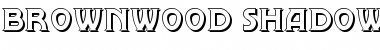 Download Brownwood Shadow NF Regular Font Title Preview