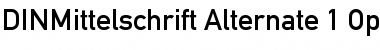 Download DIN Schrift 1451 Mittelschrift Alt Font Title Preview