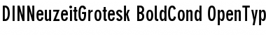Download DIN Schrift 30640 Neuzeit Grotesk Bold Cond Font Title Preview
