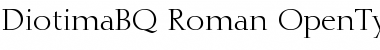 Download Diotima BQ Regular Font Title Preview