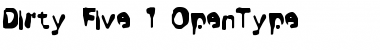 Download Dirty Five Font Title Preview