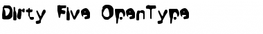 Download Dirty Five Font Title Preview