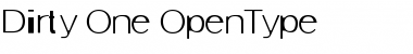 Download Dirty One Font Title Preview