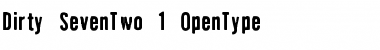 Download Dirty SevenTwo Font Title Preview