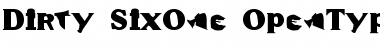 Download Dirty SixOne Font Title Preview