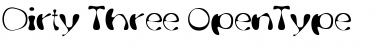 Download Dirty Three Font Title Preview