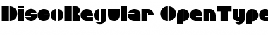 Download DiscoRegular Regular Font Title Preview