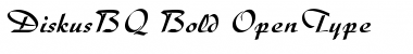 Download Diskus BQ Regular Font Title Preview
