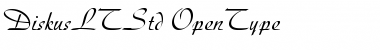 Download Diskus LT Std Regular Font Title Preview