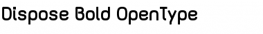 Download Dispose Bold Font Title Preview