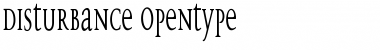 Download Disturbance Regular Font Title Preview