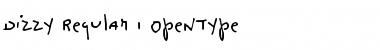 Download Dizzy Regular Font Title Preview