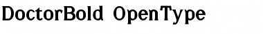 Download DoctorBold Regular Font Title Preview