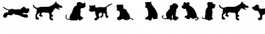Download Dog30 Silhouette Font Title Preview