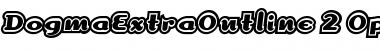 Download DogmaExtraOutline Roman Font Title Preview