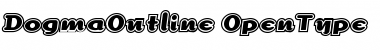 Download DogmaOutline Roman Font Title Preview