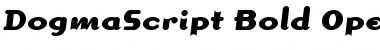 Download DogmaScript Bold Font Title Preview