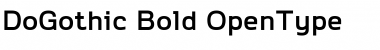 Download Do Gothic Bold Font Title Preview
