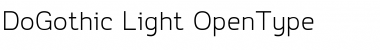 Download Do Gothic Light Font Title Preview