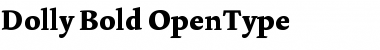 Download Dolly Bold Font Title Preview