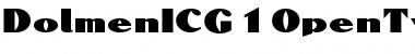 Download DolmenICG Regular Font Title Preview