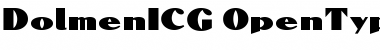Download DolmenICG Medium Font Title Preview