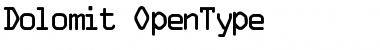 Download Dolomit Regular Font Title Preview
