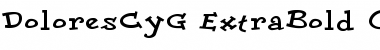 Download DoloresCyG ExtraBold Font Title Preview