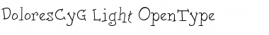 Download DoloresCyG Light Font Title Preview