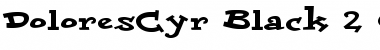 Download DoloresCyr Black Font Title Preview