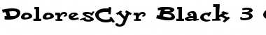 Download DoloresCyr Black Font Title Preview