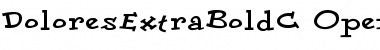 Download DoloresExtraBoldC Regular Font Title Preview