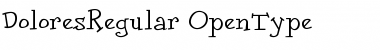 Download DoloresRegular Regular Font Title Preview