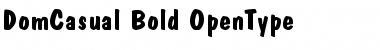 Download Dom Casual Bold Font Title Preview