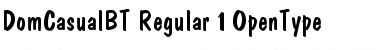 Download Dom Casual Font Title Preview