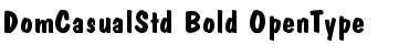 Download Dom Casual Std Bold Font Title Preview